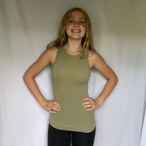 Target green tank top